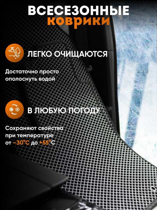 Avto Polik Evacor Damas uchun avtomobil  gilamchalari Eva Polik.