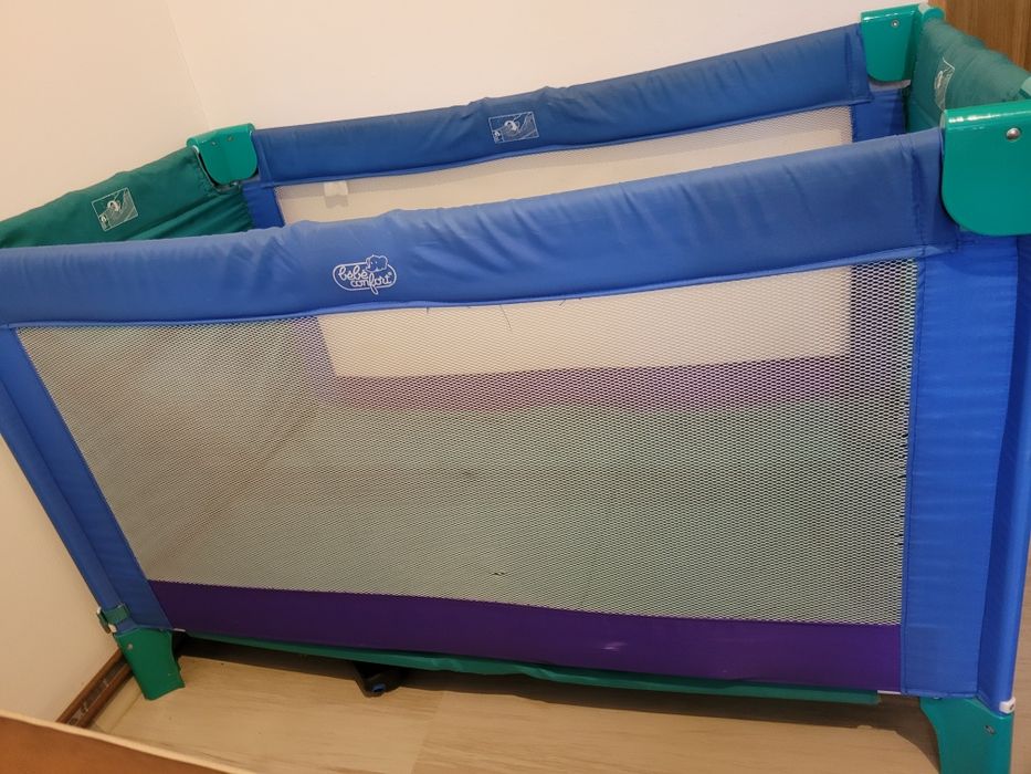 Pătuț pliabil bebe confort albastru