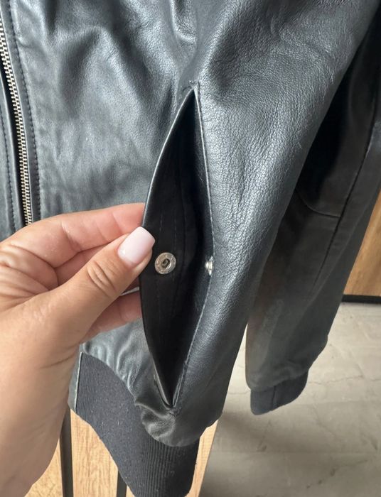 Geaca / jacheta bomber de piele Liu-Jo, marime S