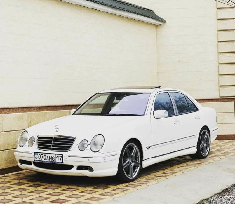 Бампер на мерседес w210 рестайлинг е55amg