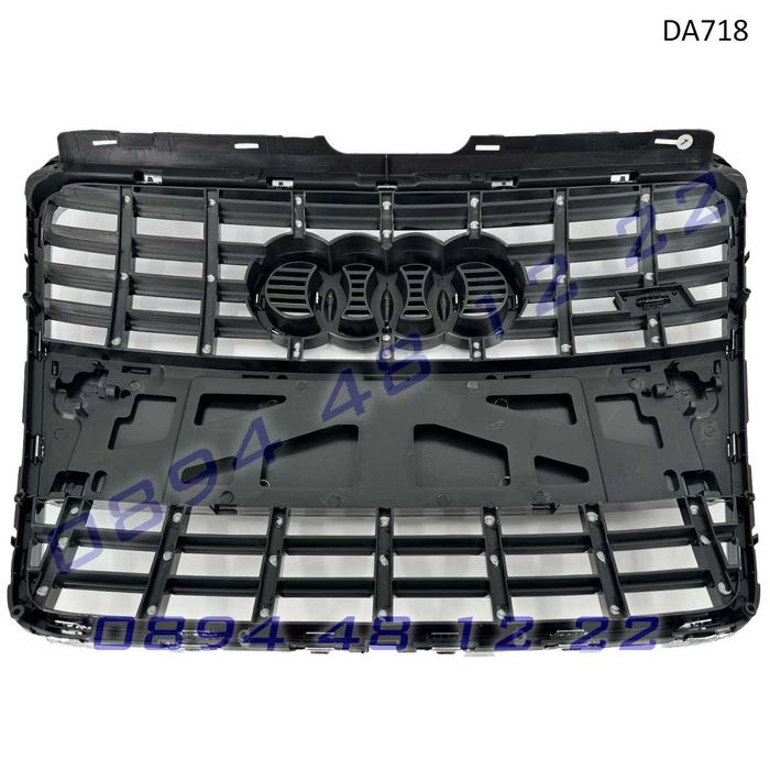 Предна S6 Sline решетка Audi A6 C6 05-12 сива хром броня грил ауди а6
