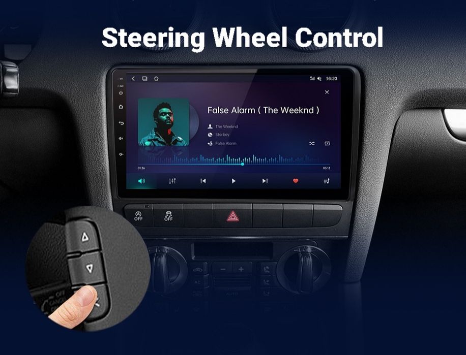 Navigație Android dedicata pentru VW Passat (2012-2015).