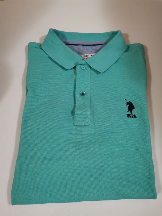 Мъжка тениска  с яка U. S. POLO ASSN.