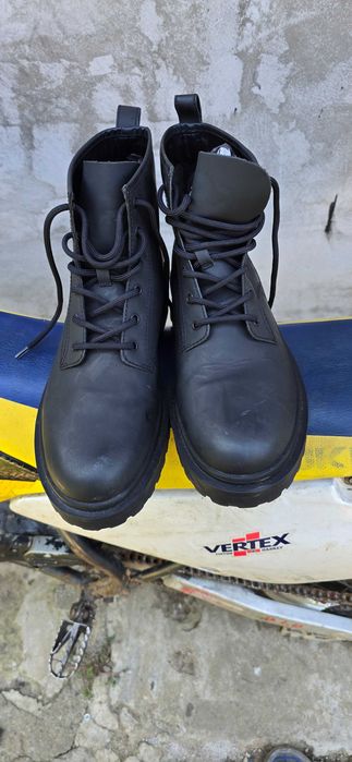 Ghete de piele cu siret, Negru, 45  Tommy Jeans