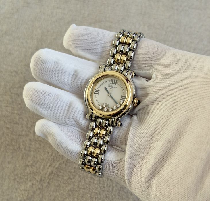 Chopard Happy-Sport 7 Diamante Two Tone Aur otel