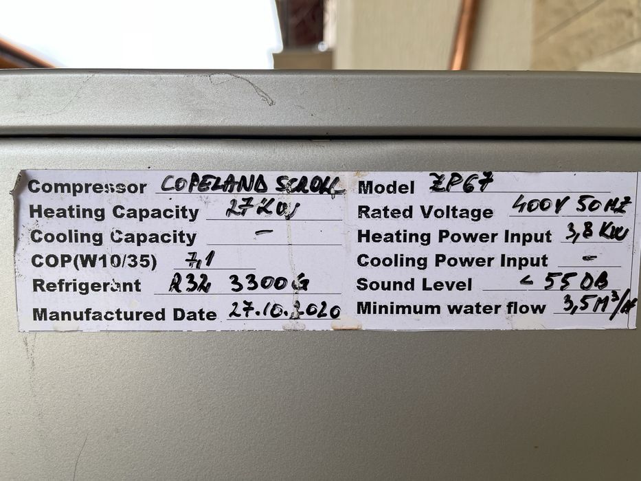 Pompā de cāldurā , apā/apā din sol