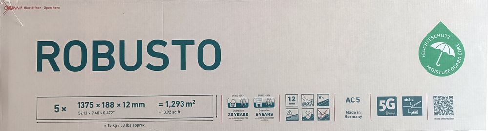 Ламиниран паркет Kronotex 12 мм Premium Oak Grey