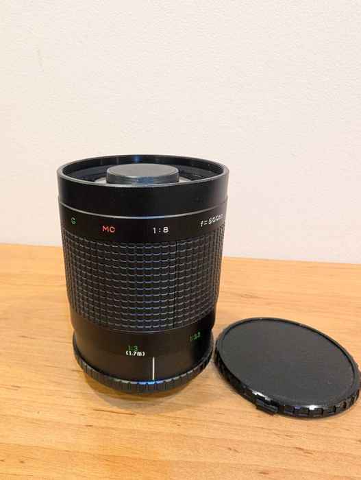 Obiectiv catadioptric Maginon 500mm f8 MC cu montură pe filet T2