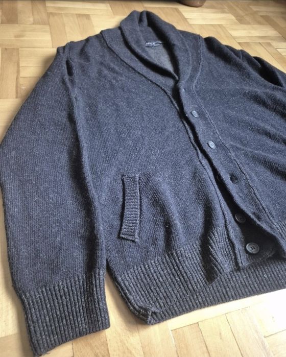 Cardigan Angelico de lux, Lână, Cașmir 5%, Made in Italy, Bărbați - XL