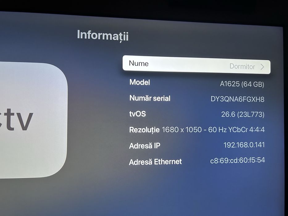 Apple tv gen 4 64 GB