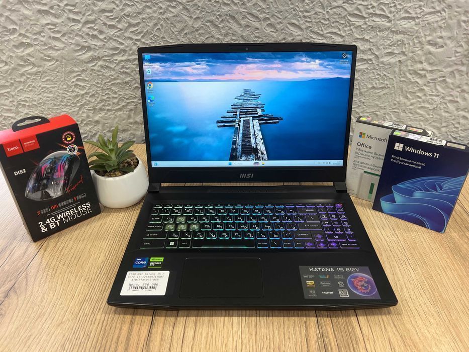 Игровой ноутбук MSI Katana 15 /Core i7-12650H/16GB/1TB/RTX4070-8GB