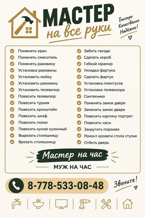Мастер на все руки Астана