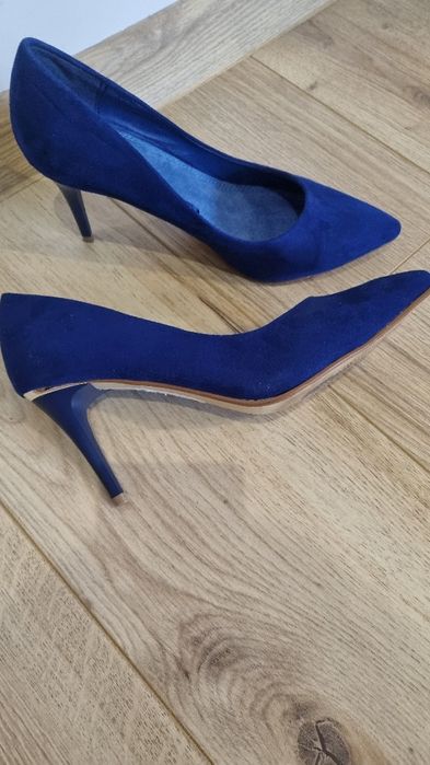 Pantofi stiletto albastri Troll