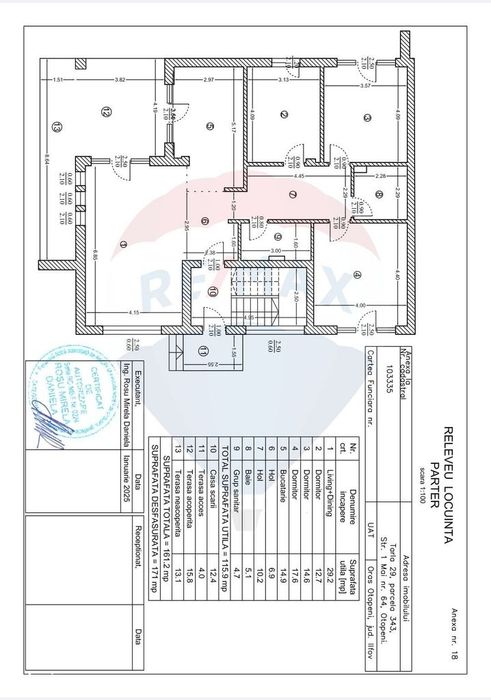 Spațiu Comercial de Închiriat Otopeni 116 mp