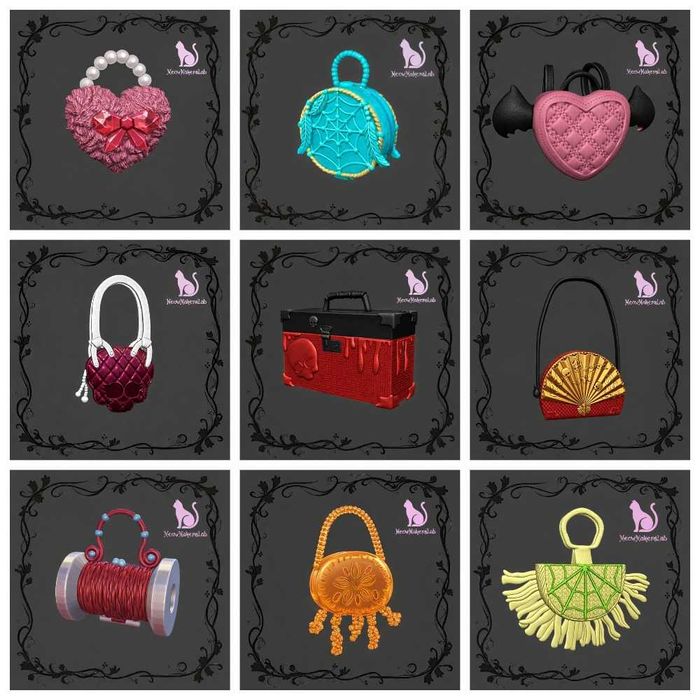 3D сумки для кукол Monster High, Ever After High