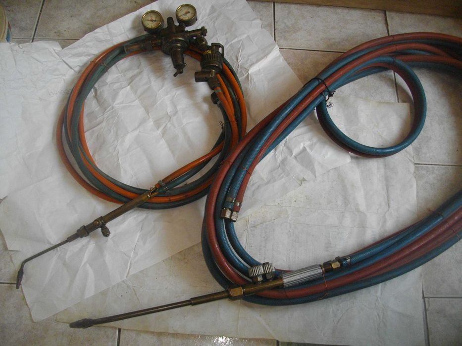 Оксижен PREGO Горелка 33см/52см Маркучи 10м  Редуцир Вентил Манометри