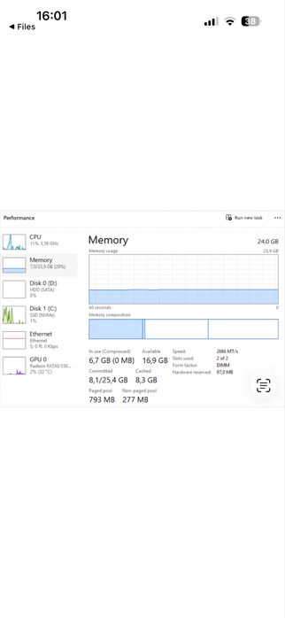 Настолен компютър Intel Core i3, RAM 24gb, 512 gb SSD