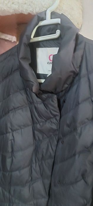 Пальто, плащ темно серый