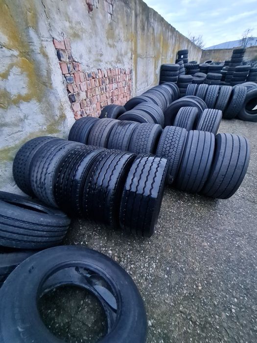 Anvelope 385 55R 22.5  de direcție și de vagon.