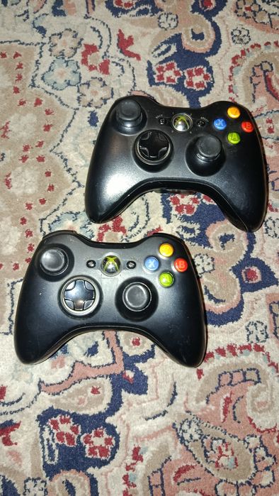 Kinect и 2 джойстика от xbox 360