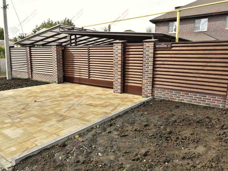 Забор жалюзи еврозабор