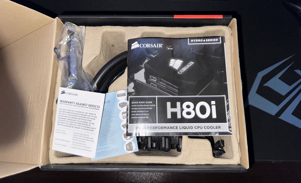 H80i Corsair Hydro series - водно охлаждане