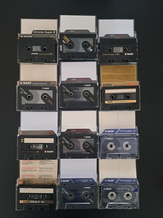 casete audio Basf Agfa Tdk Raks Sony