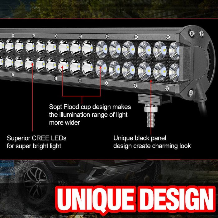 Transport GRATUIT Proiector Led Bar 108w 43cm Black Serie CTV LIGHTS