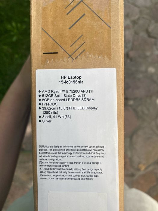 Продажа ноутбука