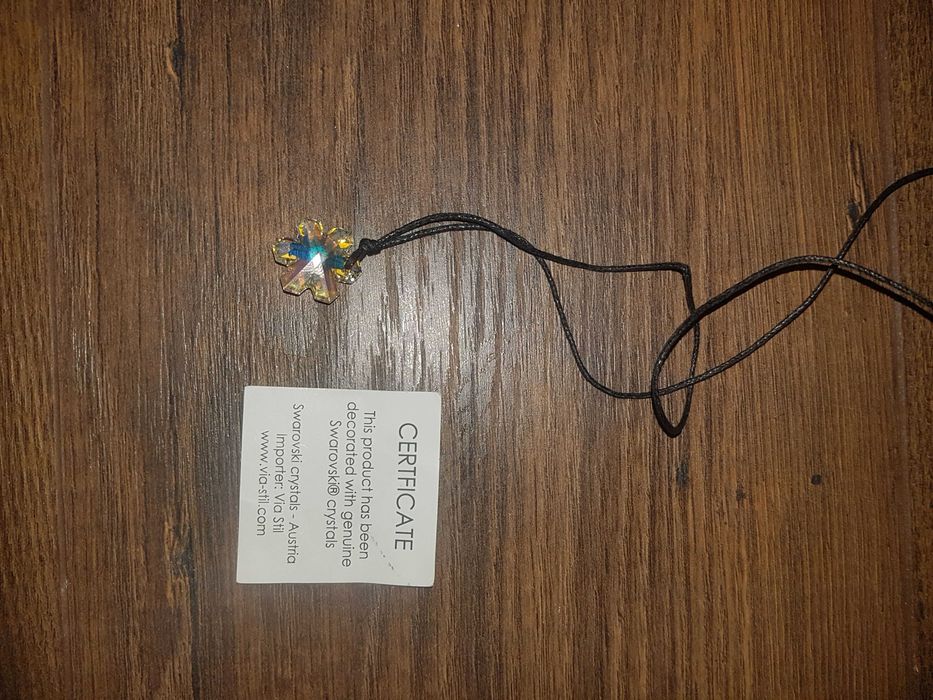 Колие със ЗВЕЗДА SWAROVSKI / Сваровски със сертификат