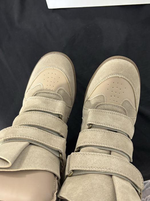 Sneakers adidasi Isabel Marant Bekett crem bej khakimarime 37 38 39