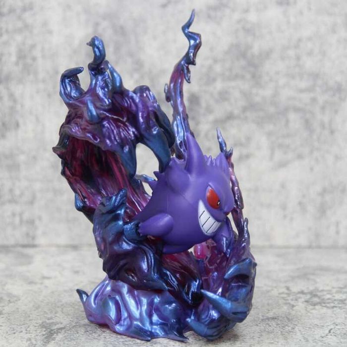 Figurină Anime Pokémon – Gengar, aprox. 19 cm (PVC) - FULL BOX