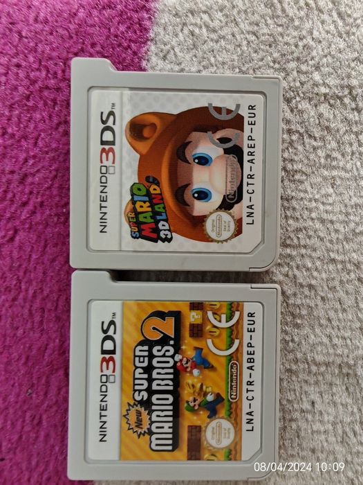 Super Mario 3d land, super Mario bros 2  Nintendo 3ds