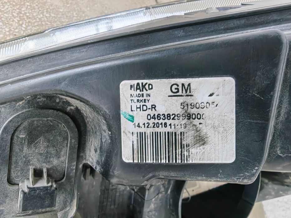 Фар Opel Combo десен / Фар Опел Комбо Оригинален