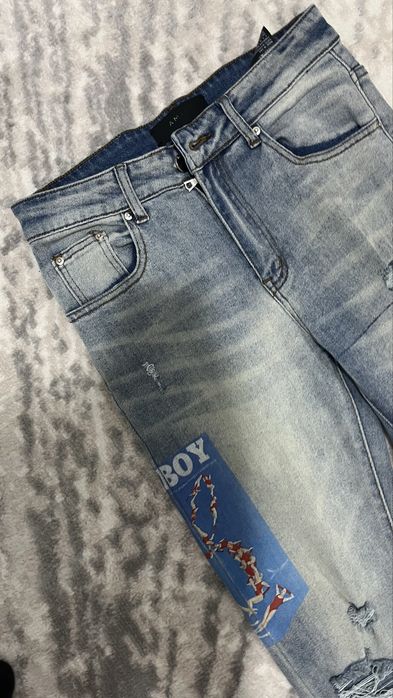 Amiri&playboy slim fit jeans