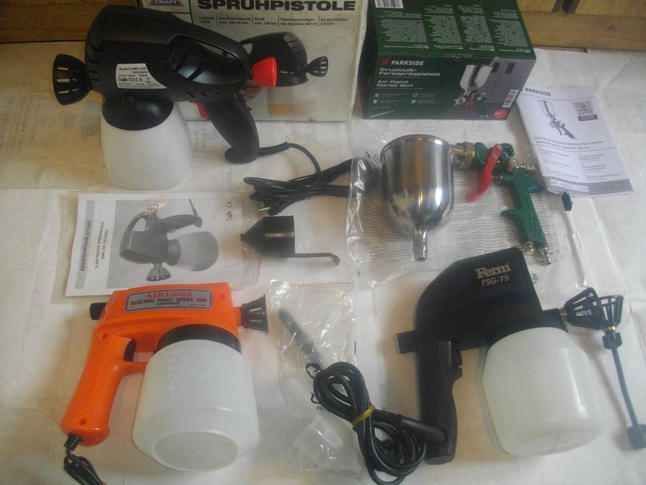 Нови Електрически бояджийски пистолет Пневматичен бояджийски пистолет