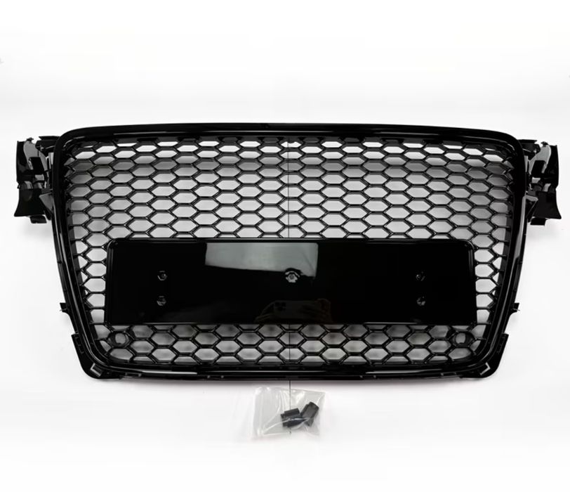 Grila Centrala fagure Audi A4 B8  FL Facelift negru lucios plastic ABS