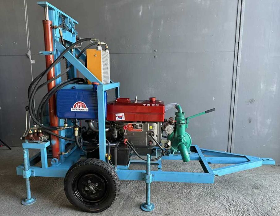 Masina de foraj Diesel 28cp NOUA 100m prajina 5 sape sol / piatra