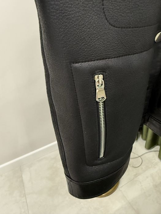 кожаная дубленка