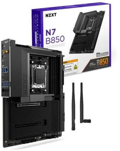 Sigilata Placa de baza gaming wifi6e NZXT Amd Ryzen Am5 Pcie 5.0 atx ddr5 192Gb ram