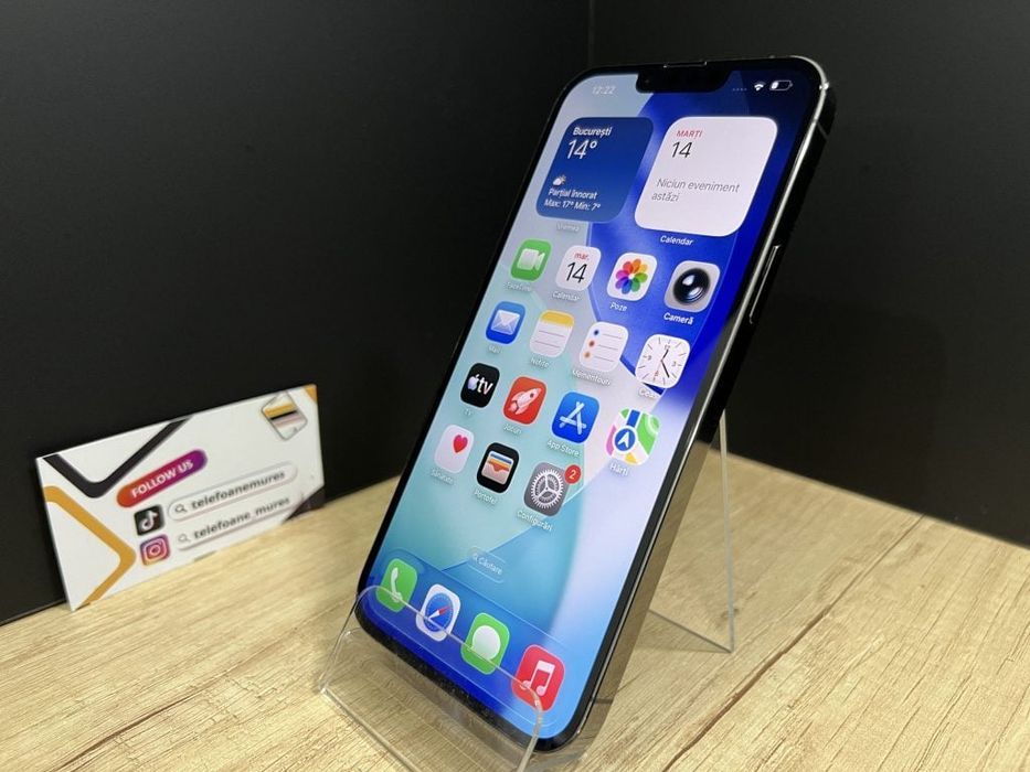 iPhone 13 Pro Max 128Gb Graphite Second-Hand Foarte Bun 3 ani garanție