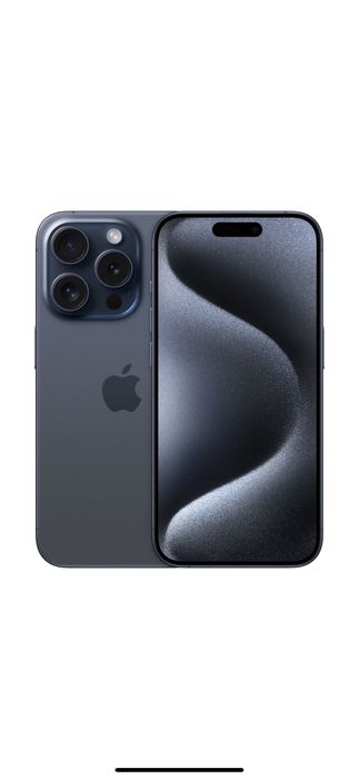 Telefon mobil Apple iPhone 15 Pro Max, 256GB, 5G, Blue Titanium Box