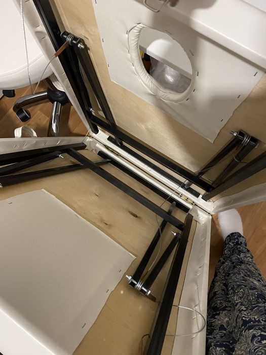 Набор для мастера кушетка стул и столик