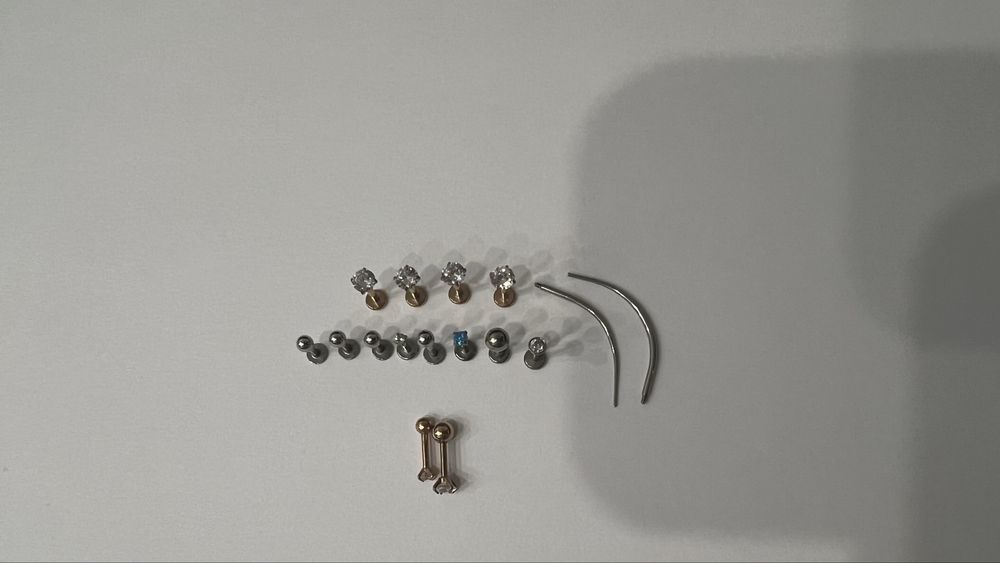 Лабрет в ухо, губу