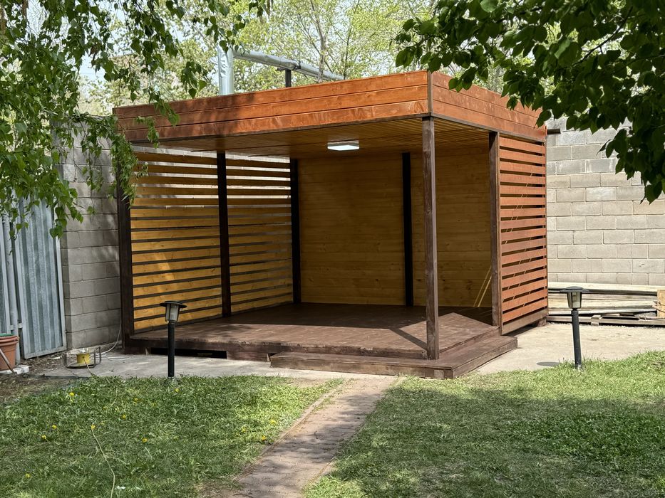 Беседки навесы топчан