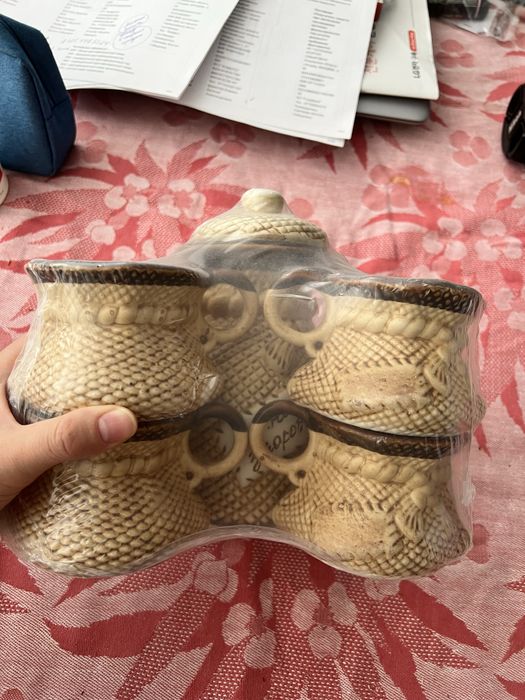 Большая копилка и посуда