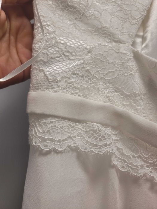 Бяла рокля за сватба или парти