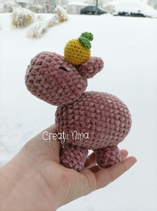 Capybara -jucarie croșetată