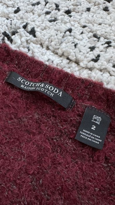 Нов дамски вълнен пуловер Scotch&Soda размер 2XL