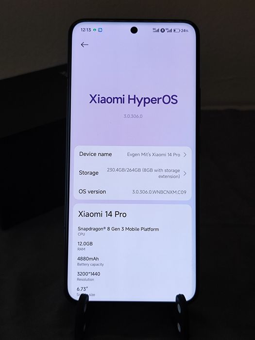 Xiaomi 14 Pro 12GB / 256GB – Перфектен